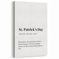 Funny St. Patrick’s Day Wall Art – Irish Typography Print Decor