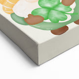 St. Patrick’s Day Gnome Wall Art – Irish Leprechaun Print Decor
