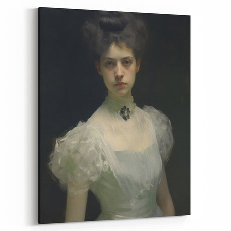 Timeless Vintage Portrait – Classic Elegant Woman Wall Art