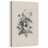 Vintage Botanical Art Print – Elegant Flower Illustration Art