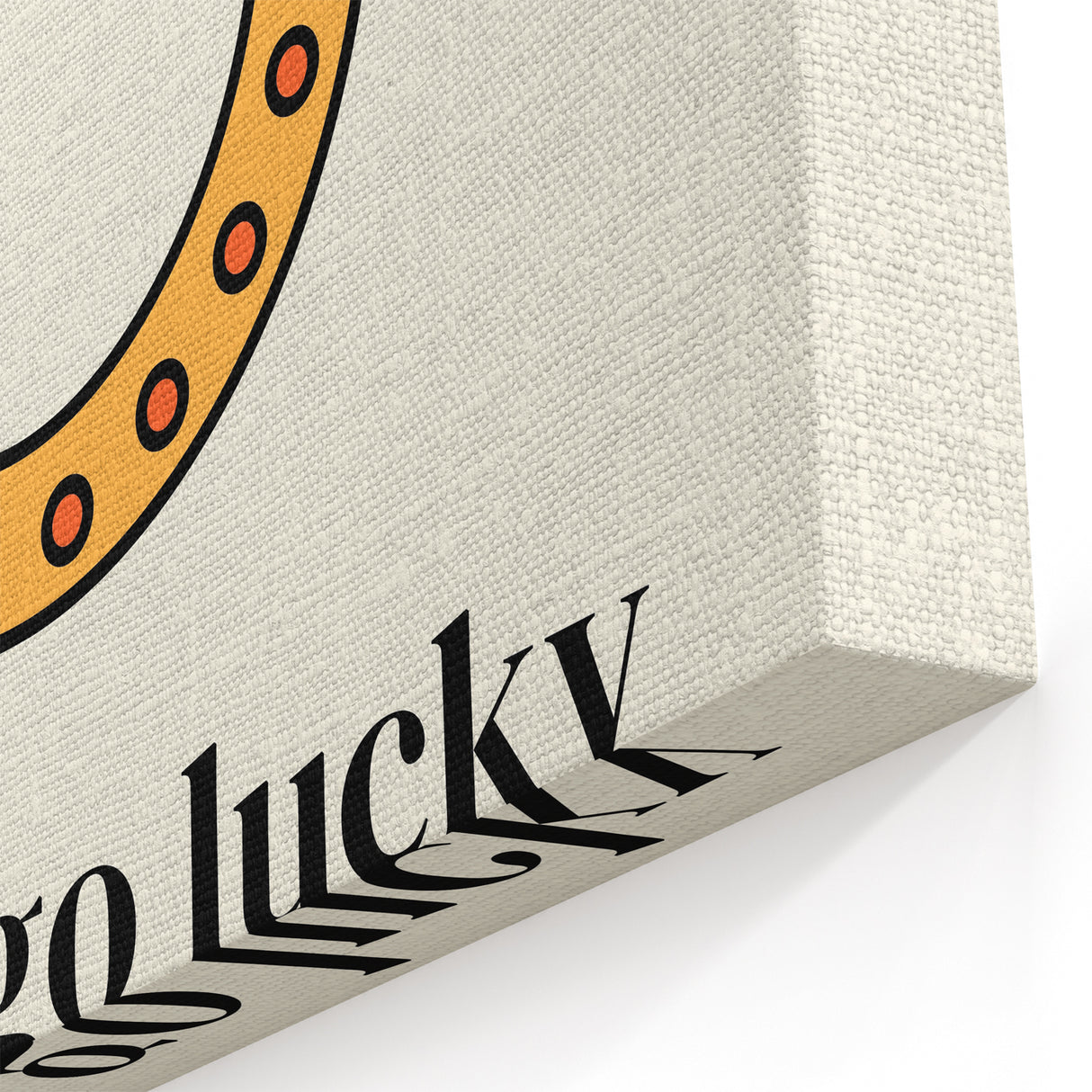 Happy Go Lucky Horseshoe – St. Patrick’s Day Wall Art & Irish Decor