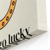 Happy Go Lucky Horseshoe – St. Patrick’s Day Wall Art & Irish Decor