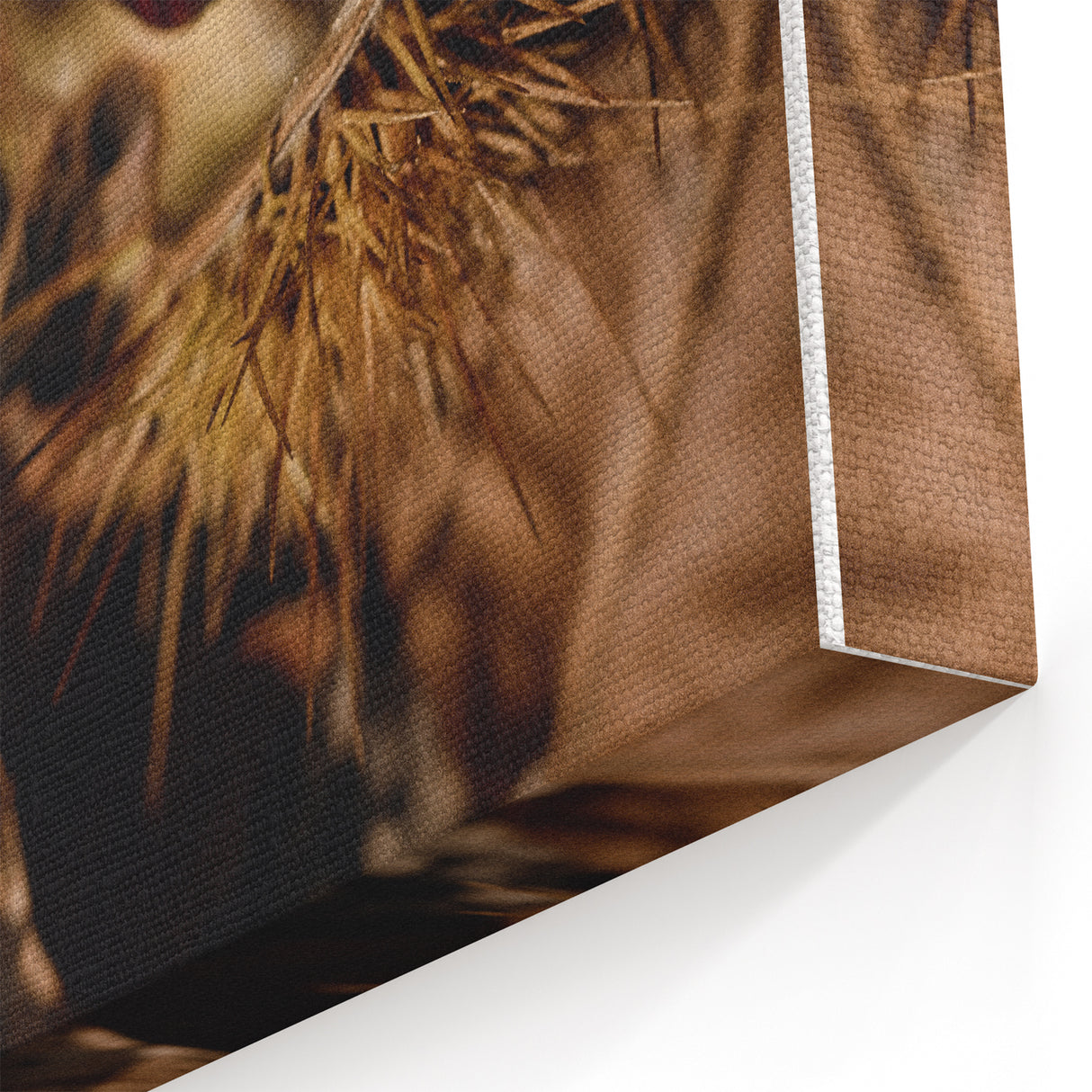 Autumn Chestnut Close-Up – Fall Wall Art for Rustic Decor