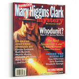 Classic Mary Higgins Clark Mystery Magazine Cover Art