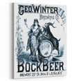 Vintage Advertising Poster: Geo. Winter Bock Beer Retro Wall Art