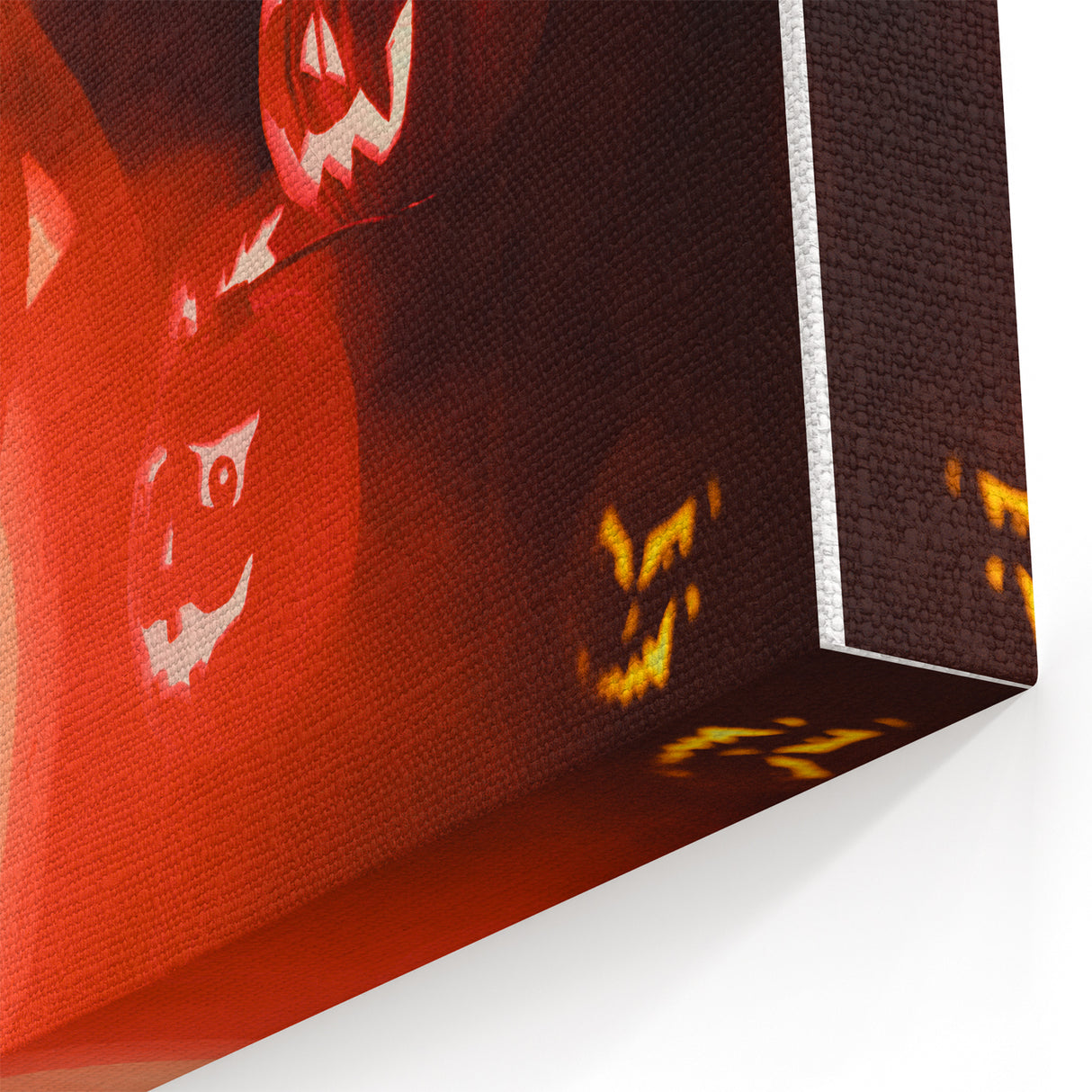 Halloween Pumpkin Glow - Fall Canvas Art and Autumn Wall Decor