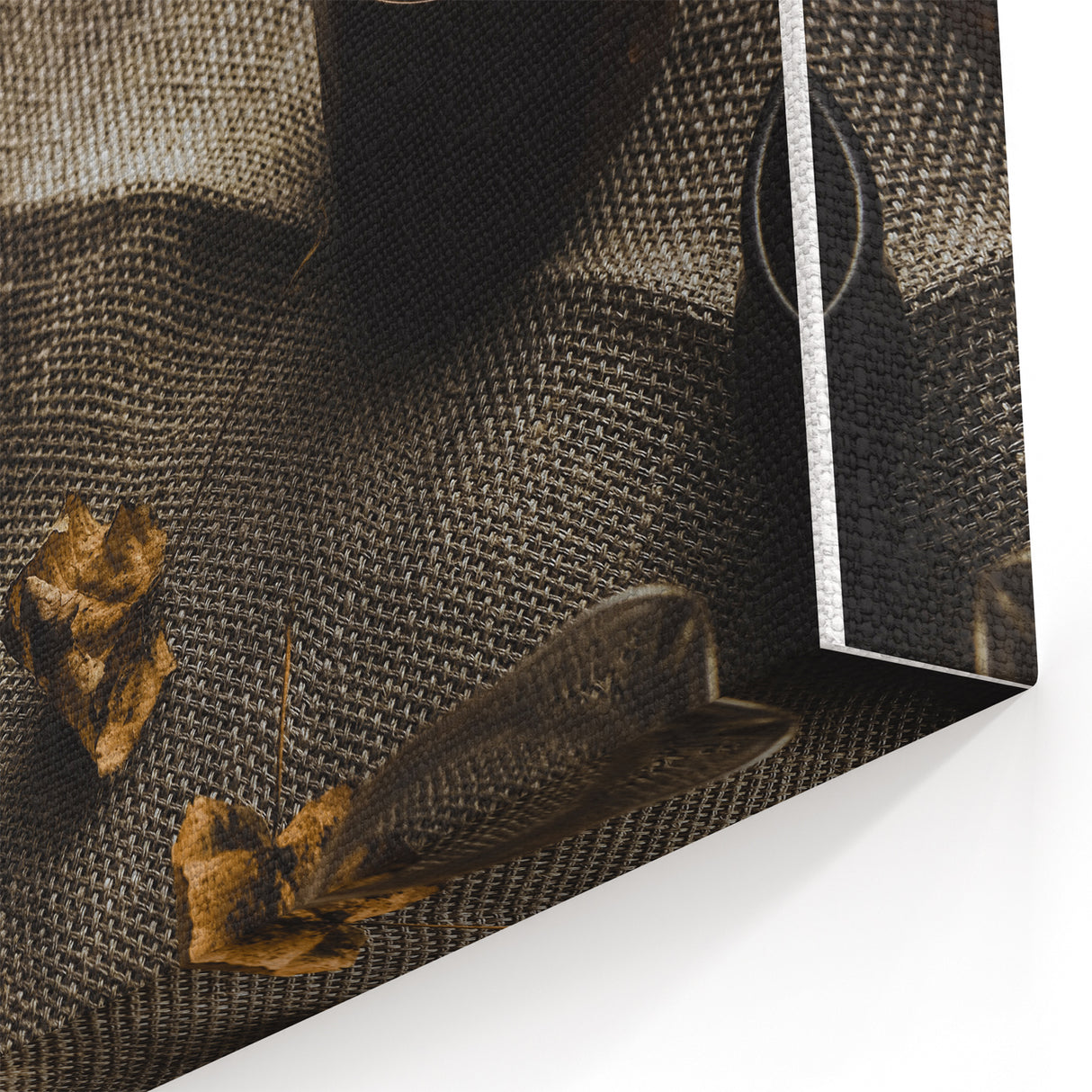 Autumn Tea Ritual - Fall Wall Art and Cozy Fall Canvas Print