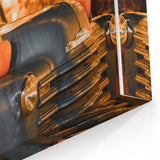 Rustic Pumpkin Truck - Fall Wall Decor and Autumn Canvas Art