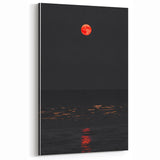 Blood Moon Reflection - Fall Wall Art and Autumn Canvas Print