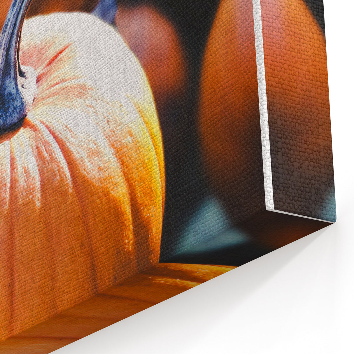 Harvest Pumpkin Glow - Fall Wall Art and Autumn Canvas Print