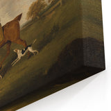 Vintage Animal Art: Hunter with Dogs – Antique Wildlife Print