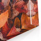 Fallen Autumn Leaves - Fall Wall Art and Rustic Canvas Print