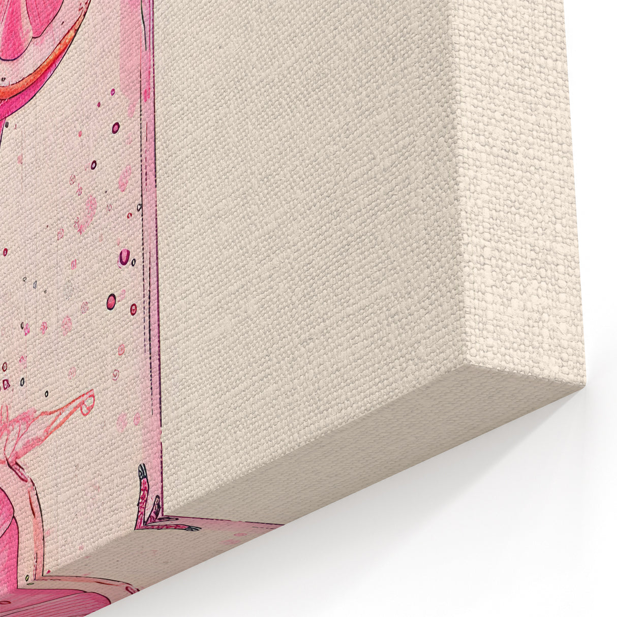 Pink Citrus Beverage Art – Refreshing Drink & Bar Wall Art