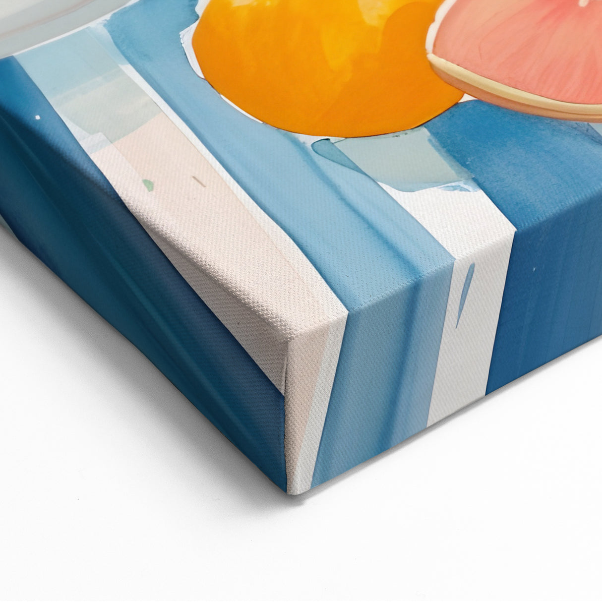 Charming Tea & Fruit Still Life – Elegant Kitchen Wall Art