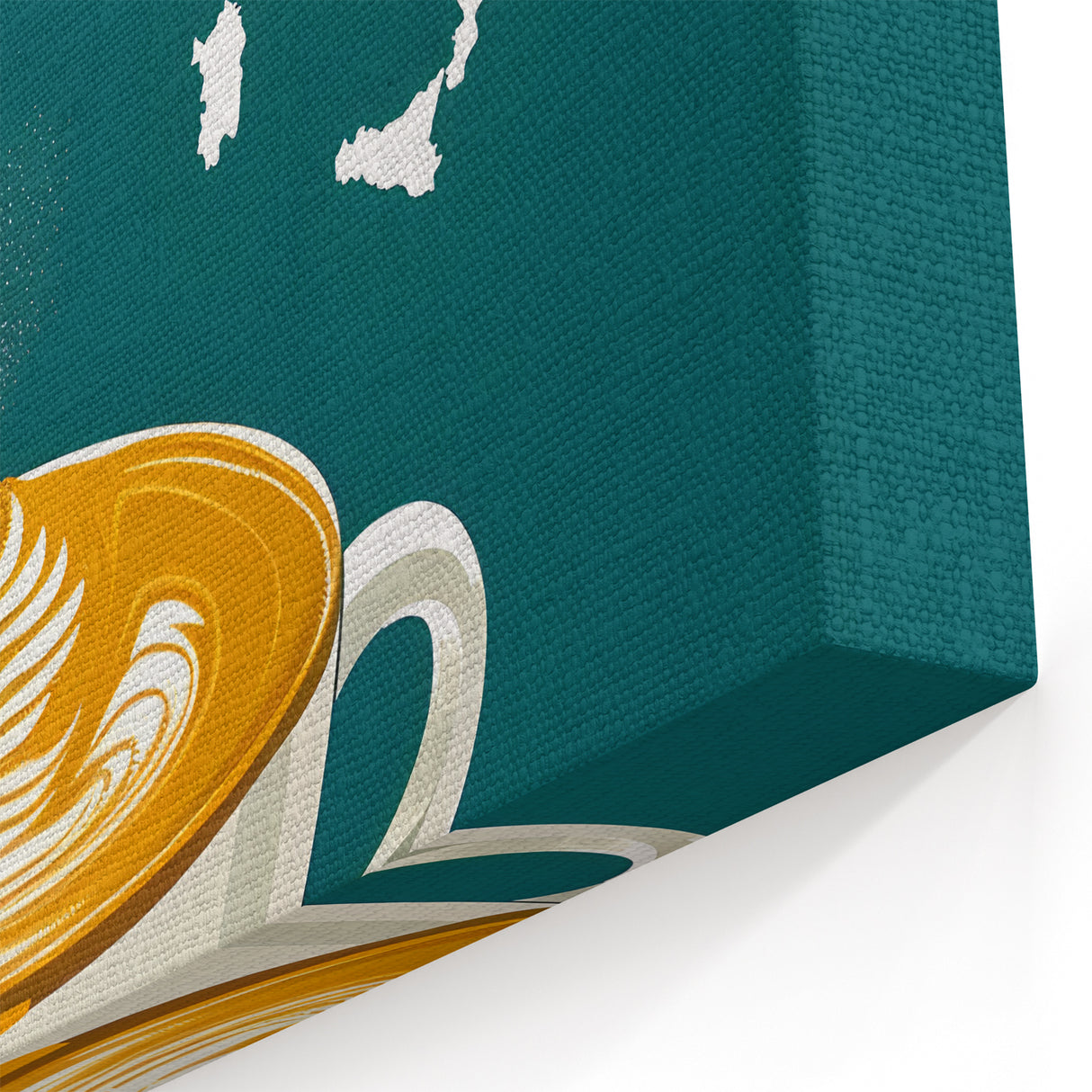 Caffe Latte Coffee Art – Stylish Coffee Wall Art for Kitchen & Café
