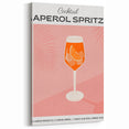 Aperol Spritz Cocktail – Modern Cocktail Wall Art for Bar & Kitchen