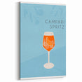 Campari Spritz Cocktail Wall Art – Bar & Beverage Decor Print