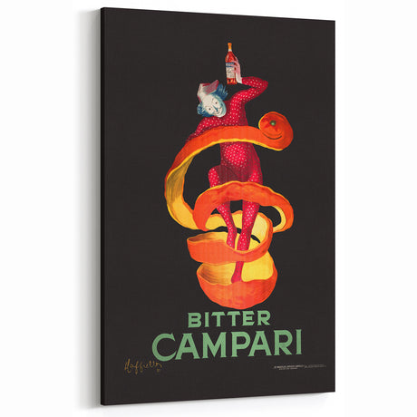 Bitter Campari Vintage Wall Art – Bar & Beverage Decor Print