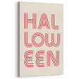 Retro Halloween Typography Wall Art - Modern Halloween Wall Decor