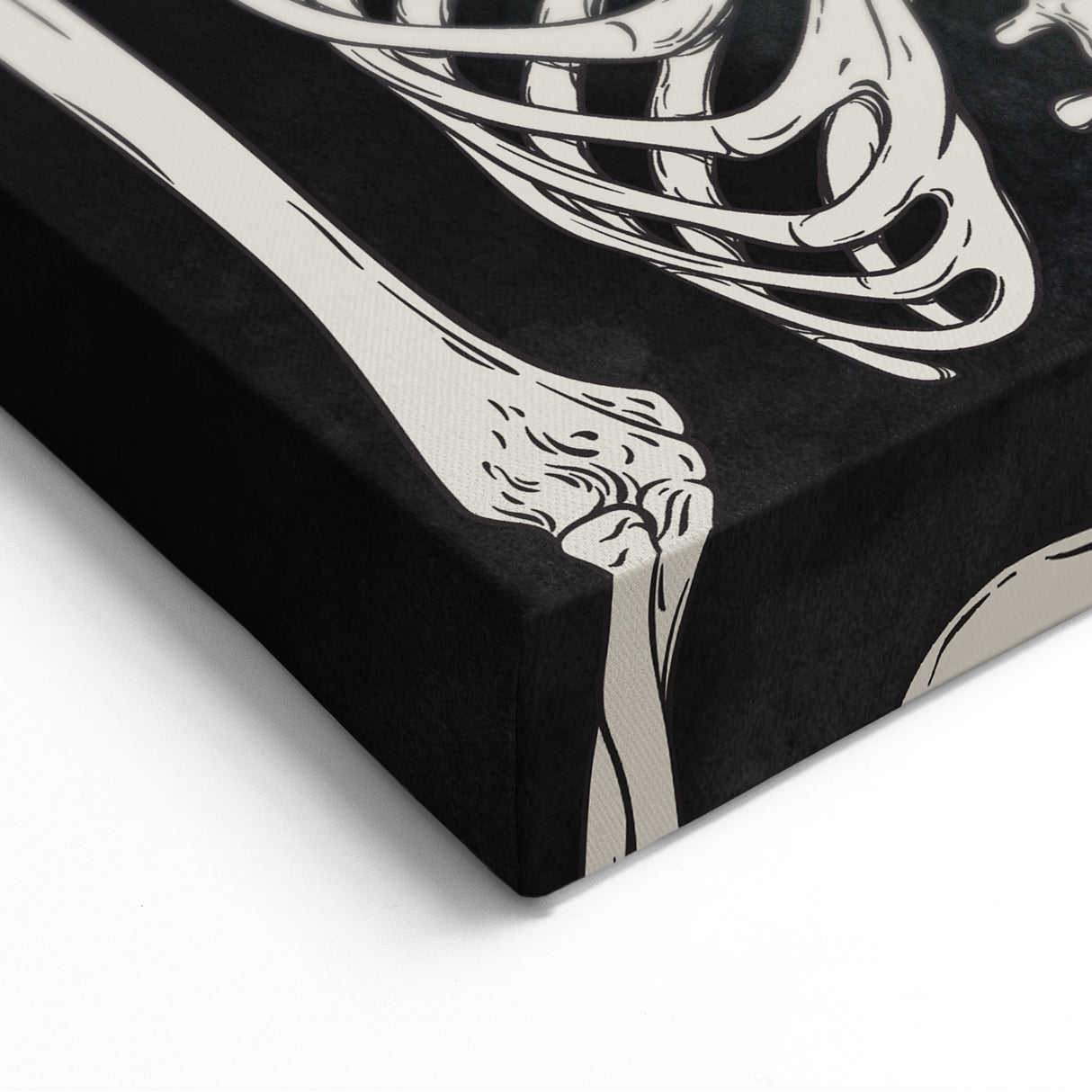 Skeleton Gesture Halloween Wall Art - Spooky Gothic Decor