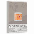 Old-Fashioned Cocktail Wall Art – Bar & Kitchen Beverage Decor