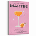 Cocktail Wall Art – Pornstar Martini Drink Print for Home Bars
