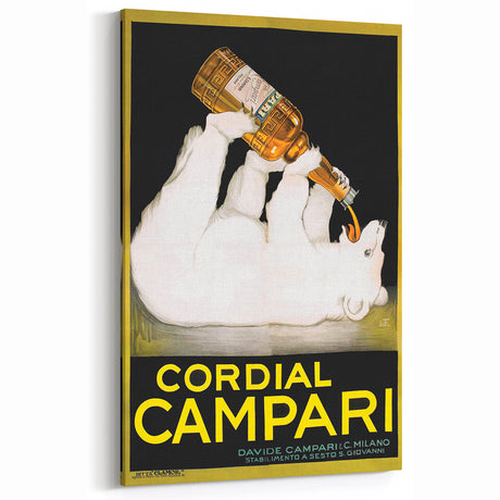 Vintage Cordial Campari Poster - Classic Italian Advertising Art
