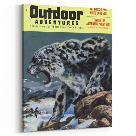 Vintage Magazine Cover Art - Retro Outdoor Adventure Magazine Print