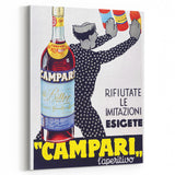 Vintage Campari Bitter Poster - Classic Italian Advertising Art