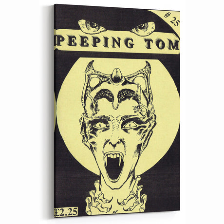 Vintage Magazine Cover Art - Retro Horror Comic Magazine Print