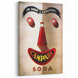 Vintage Campari Soda Poster - Classic Italian Advertising Art