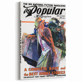 Vintage Magazine Cover Art - Retro Fiction Magazine Print