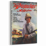 Vintage Magazine Cover Art - Retro Adventure Magazine Print