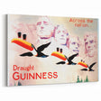 Vintage Guinness Draught Advertising Poster - Retro Toucan Wall Art