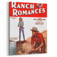 Vintage Magazine Cover Art - Retro Western Romance Magazine Print