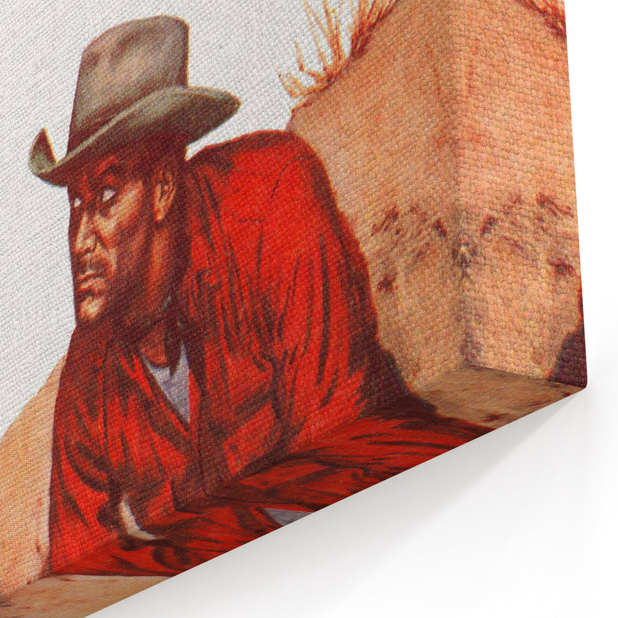 Vintage Magazine Cover Art - Retro Western Romance Magazine Print