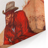 Vintage Magazine Cover Art - Retro Western Romance Magazine Print