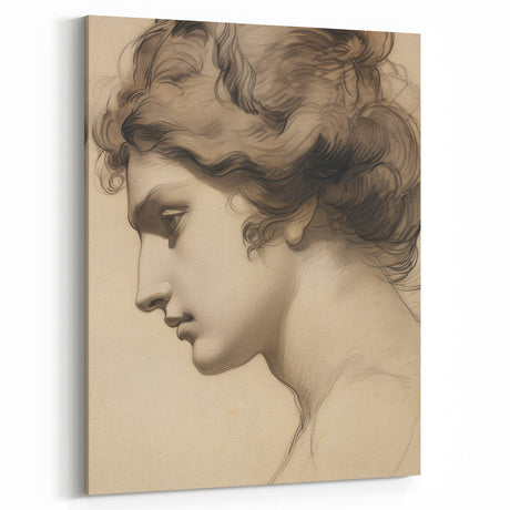 Antique Portrait Prints - Timeless Vintage Portrait Art Canvas