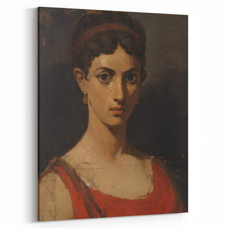 Classic Portrait Artwork - Elegant Vintage Woman Wall Art