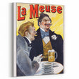 Vintage La Meuse Beer Advertising Poster - Retro French Wall Art