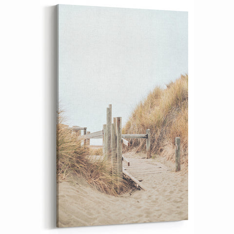 Rustic Beach Pathway – Summer Wall Art for Coastal Home Decor