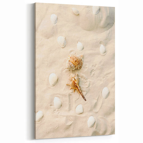 Seashell Serenity – Summer Wall Art for Coastal Beach Decor