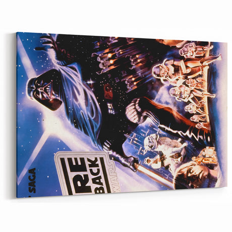 Retro Empire Strikes Back Poster Art - Vintage Star Wars Wall Decor