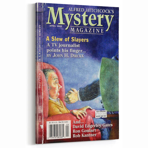 Vintage Magazine Cover Art - Alfred Hitchcock’s Mystery Magazine