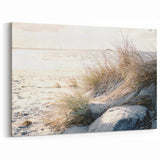 Sunlit Beach Grass – Summer Wall Art for Coastal Spaces