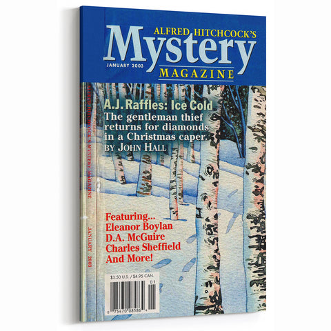 Vintage Magazine Cover Art - Alfred Hitchcock’s Mystery Magazine