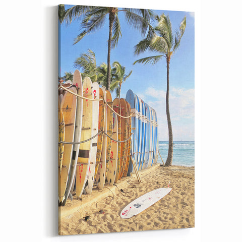 Surfboard Paradise – Summer Wall Art for Tropical Decor