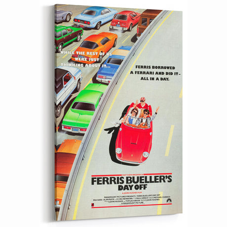 Retro Ferris Bueller’s Day Off Poster - Vintage 80s Movie Wall Art