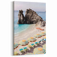 Vibrant Beach Umbrellas – Summer Wall Art for Coastal Charm