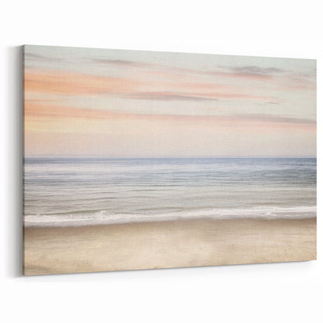 Tranquil Summer Beach Wall Art – Serene Ocean Canvas Print